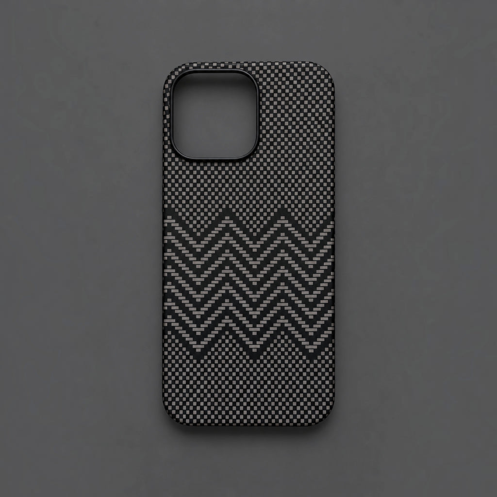 Textured Zigzag MagSafe Case — iPhone Pro Max