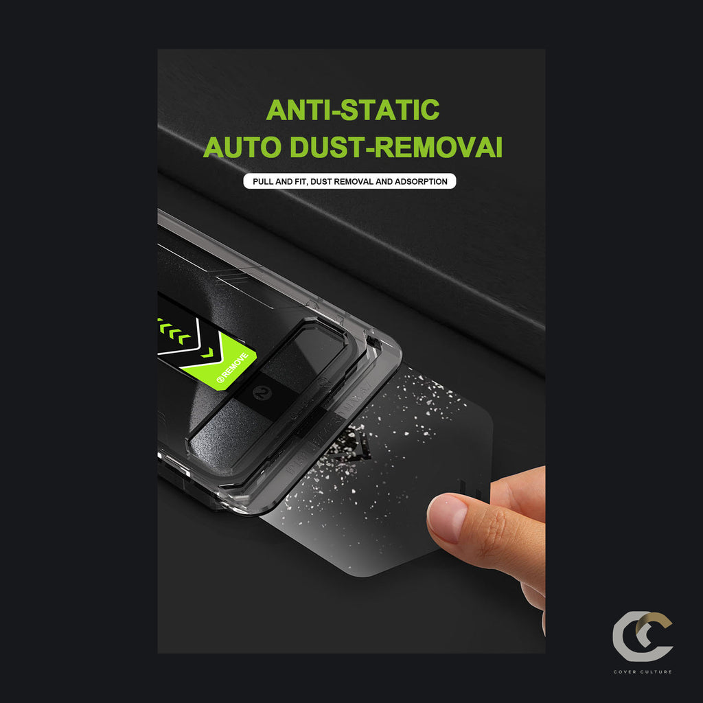 Anti-static auto dust removal