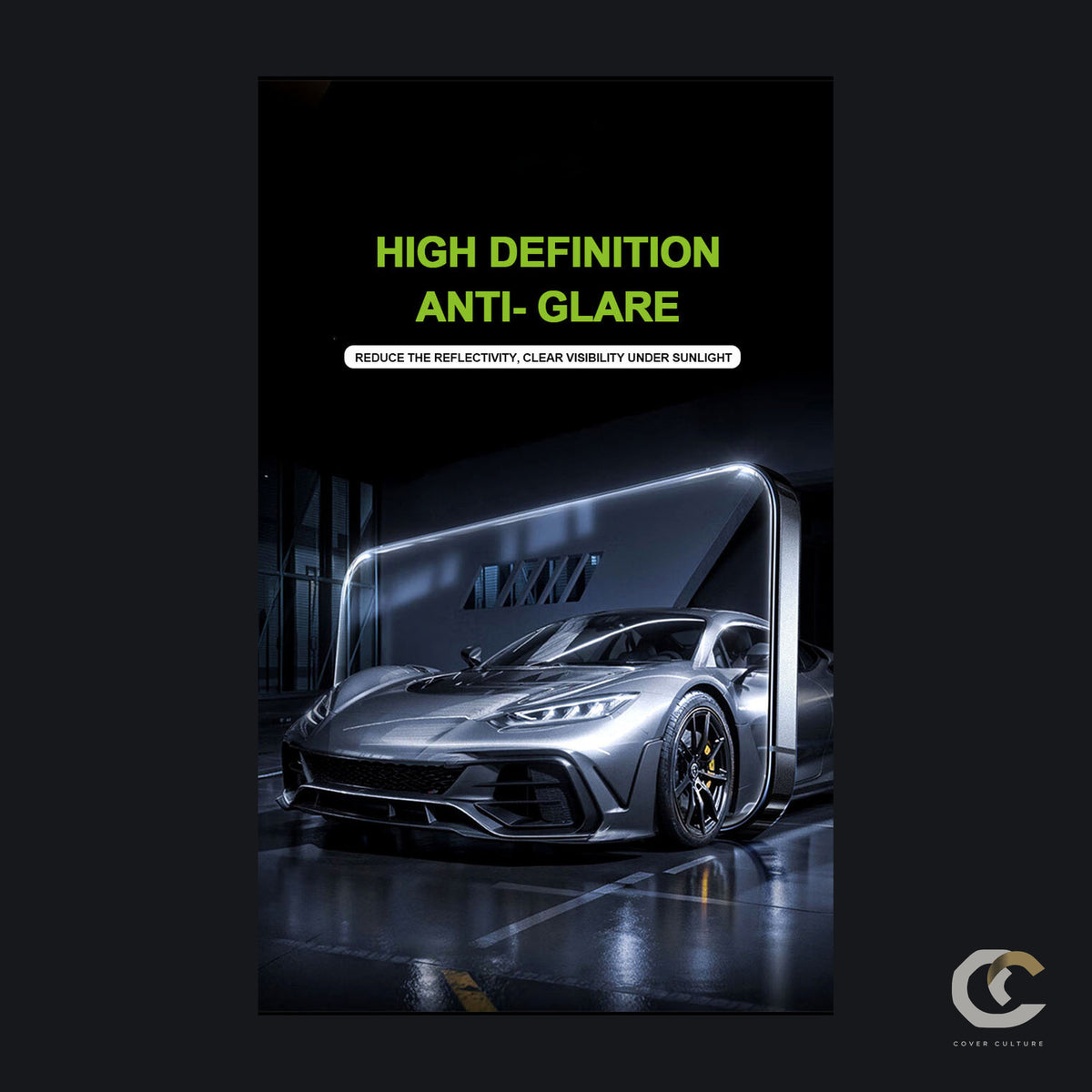 High definition anti-glare clarity