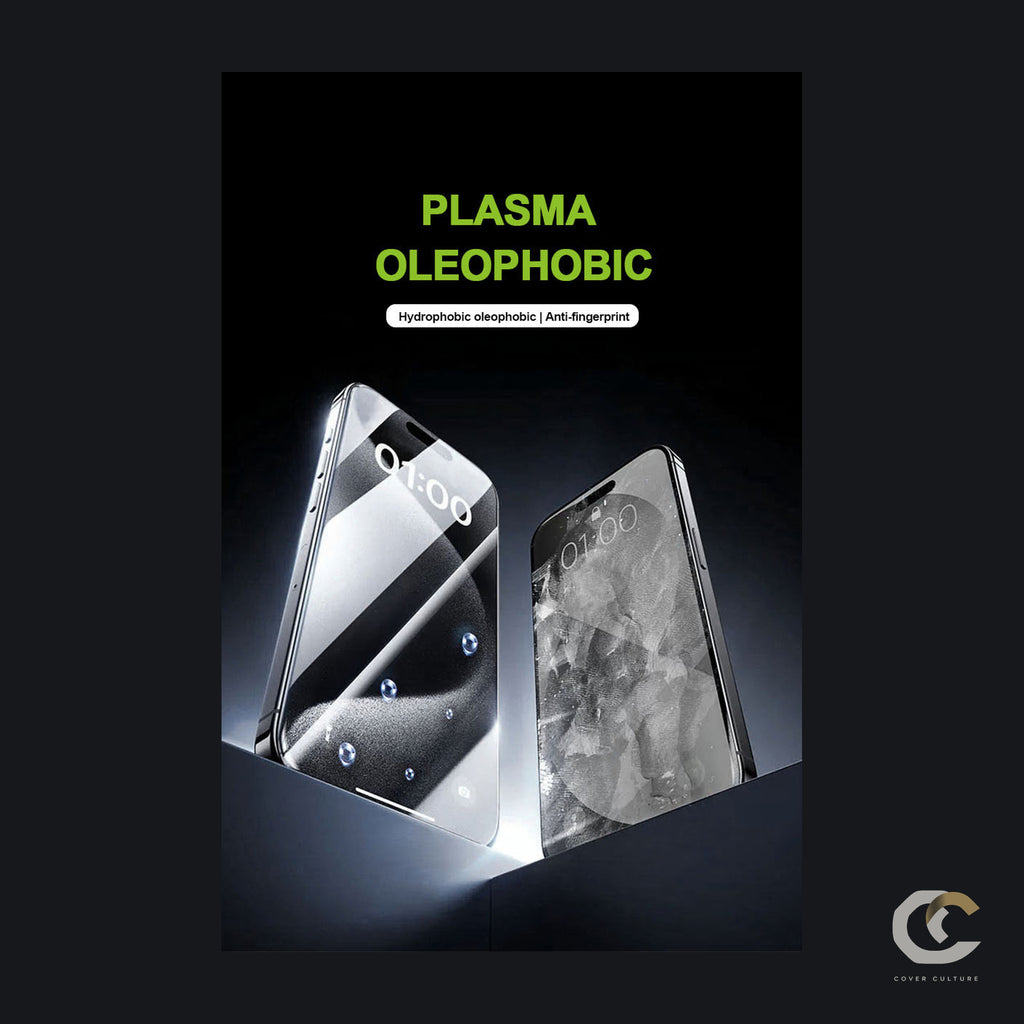 Oleophobic anti-fingerprint coating